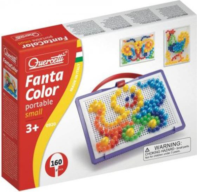 Lodër mozaik me butona Quercetti Fantacolor, +3 vjeç