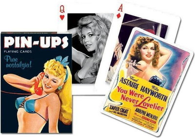 Letra loje Piatnik Pin Ups Collection 1429.0, kuletë 54 letra, dizajn retro