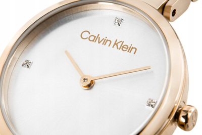 Orë dore Calvin Klein Ladies Minimalistic T Bar 25200140, për gra, e argjendtë