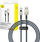 Kabllo USB Baseus USB A në Lightning, 1m, 2.4A, e bardhë