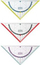 Set vizore trekëndësh Herlitz, 16 cm