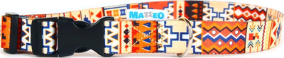 Qafore për qen Matleo Boho Moon 15mm, e rregullueshme 24–40cm, shumëngjyrëshe
