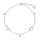 Byzylyk këmbe për femra Again Jewelry AJNH0004, i argjendtë