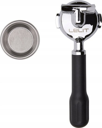 Portafilter Lelit PLA586S, 58 mm me 2 dalje, për Mara dhe Giulietta, i zi