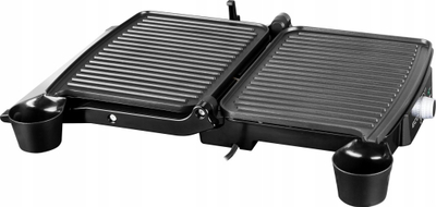 Grill kontakti EKG ECGKG100, 2000W, 3 pozicione pune, inox