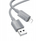 Kabllo USB në Lightning Hoco X107, 1m, 2.4A, gri