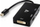 Adapter Mini DisplayPort V7, në VGA HDMI DVI, rezolucion 1920x1200, i zi