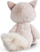 Loje pelushi NICI Cat Fluffy 49409, 35cm, koleksioni Love Classic, gri me të bardhë