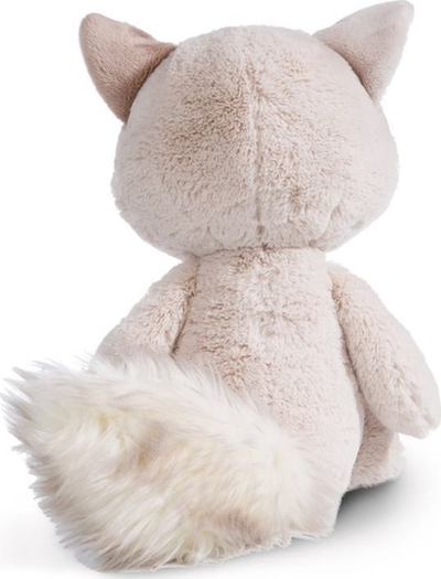 Loje pelushi NICI Cat Fluffy 49409, 35cm, koleksioni Love Classic, gri me të bardhë