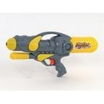 Pistoletë uji Adar Water Gun, 44cm, PVC, gri me të verdhë