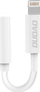 Përshtatës USB Dudao Lightning - Jack 3.5mm, i bardhë