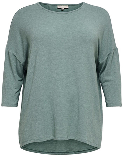 Bluzë ONLY CARMAKOMA CARLAMOUR 15229806, e gjelbër e hapur, 3XL-4XL