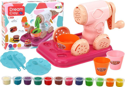 Set plasteline Play Doh LEAN Toys, 36 gjëra, makinë për forma, me ngjyra të ndryshme