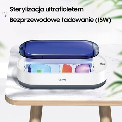 Sterilizues UV Usams për gjoja të vogla me karikim me valë ZB151XDH01 (US-ZB151), i bardhë