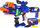 Pushkë lodër Blaze Storm Soft Ball Gun, automatike, 12 toptha shkumë, blu portokalli