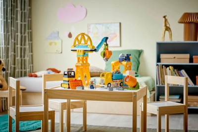 Lodër LEGO Duplo Construction Site and Construction Vehicles 10476, set ndërtimi, për fëmijë