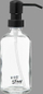 Dozator sapuni 5five Simply Smart Classic Glass, 250 ml, qelq, i tejdukshëm
