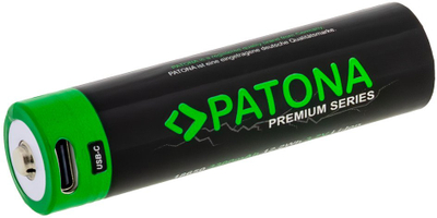 Bateri rikarikueshme PATONA 18650 Li Ion, 3300mAh, USB C