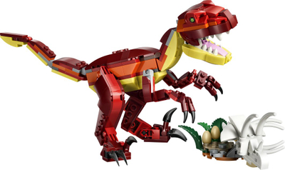 Lodër ndërtimi LEGO Creator Fierce Dinosaur 31058, 3 në 1, 7+, shumëngjyrëshe