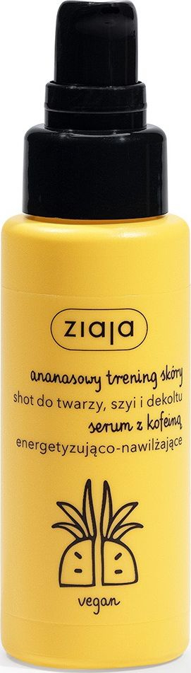 Serum fytyre Ziaja Pineapple Caffeine, 50ml, hidratues, rigjallërues