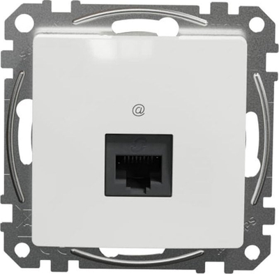 Prizë kompjuterike Schneider Electric Sedna Design GN.COMP.RJ45, cat.5e UTP, e bardhë