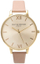 Orë dore për femra Olivia Burton Big Dial Dusty Pink Watch, rozë