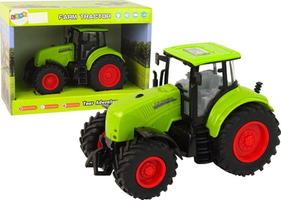 Lodër traktor Leantoys Farm Tractor, me drita, me zëra, jeshil