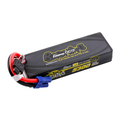 Bateri LiPo Gens Ace Bashing Pro 5300mAh, 7.4V 100C, për modele RC, e zezë