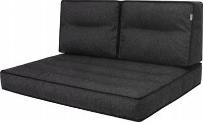 Set jastëkësh kopshti Hobbygarden Tomek 1+2, për paleta euro, material Ekolen, i zi