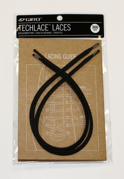 Lidhëse këpucësh Giro Techlace, 250mm, të zeza