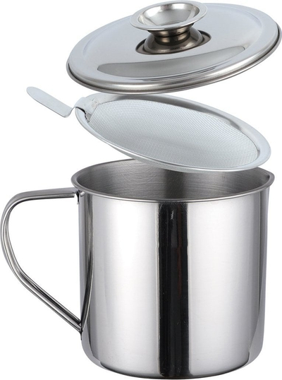 Enë për vaj KingHoff KH-1726, 1.2L, çelik inox, gri