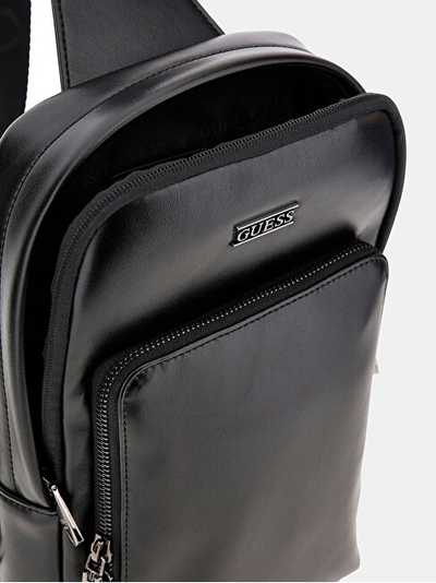 Çantë beli Guess HMBOCA P5326, për meshkuj, e zezë