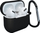 Mbrojtëse Hurtel Case D për AirPods 3, silikoni, me unazë, e zezë