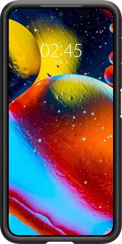 Mbrojtëse telefoni Spigen Tough Armor për Samsung Galaxy S24+, nga TPU dhe poliikarbonat, e zezë