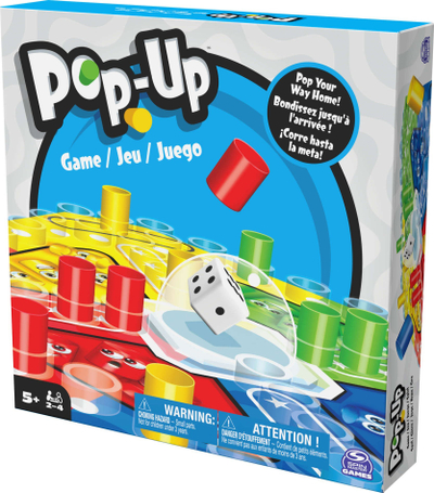 Loja me tavolinë Spin Master Pop Up, 2‑4 lojtarë, mosha 5+, shumëngjyrëshe