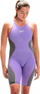 Kostum gare noti Speedo LZR Intent Openback Kneeskin, kompresion i lartë, për gra, vjollcë me jeshile