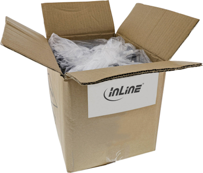 Kabllo rryme InLine B-16752L, CEE 7/7 në IEC C13 me kënd majtas, 1.8m, e zezë