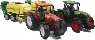 Lodër traktor me presë balotimi Macyszyn Toys, plastikë, për fëmijë, shumëngjyrësh