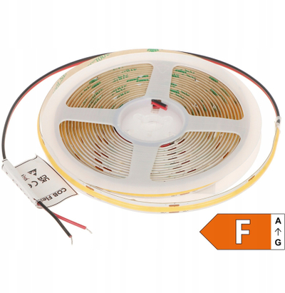 Shirit LED MW Lighting COB, 24V, 8W/m, 5 m, dritë e ngrohtë 3000K
