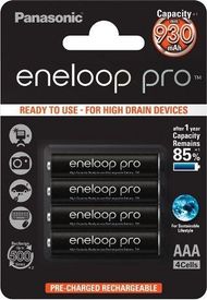Bateri Panasonic Eneloop Pro, AAA / R03, 930 mAh, 4 copë