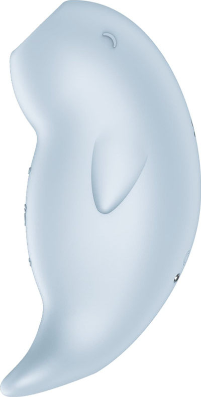 Stimulues klitorisi Satisfyer Seal You Soon, me puls ajri edhe dridhje, silikon, blu