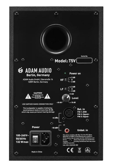 Monitor aktiv studio ADAM Audio T5V, 5", 106 dB, i zi