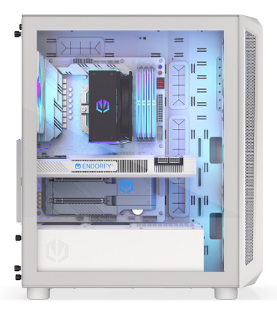 Korpi për PC EY2A018 Arx 500, ATX, ARGB, i bardhë