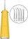 Irrigator oral Oromed ORO X Dent, 0.17L, 3 mënyra pune, i verdhë