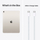 Apple iPad Air (M4), 13", Cellular, 1TB, Starlight