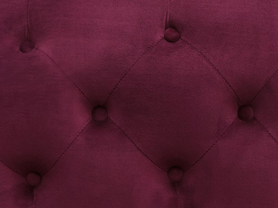 Divan Beliani Skien, 2 vendësh, kadife, burgundy