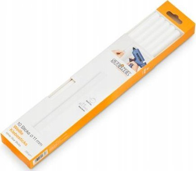 Shkopinj ngjitësi Steinel Glue Sticks 006808, 11mm, 10 copë, të bardhë