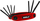 Set çelësa Torx Dedra T9–T40, 8 copë, çelik CRV, të zinj