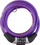 Dry biçiklete Dunlop Password Lock, kabllo 120cm 6mm, me kod, vjollcë