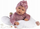 Kukull bebe Llorés Crying Doll Abril, 42 cm, me tinguj, rozë